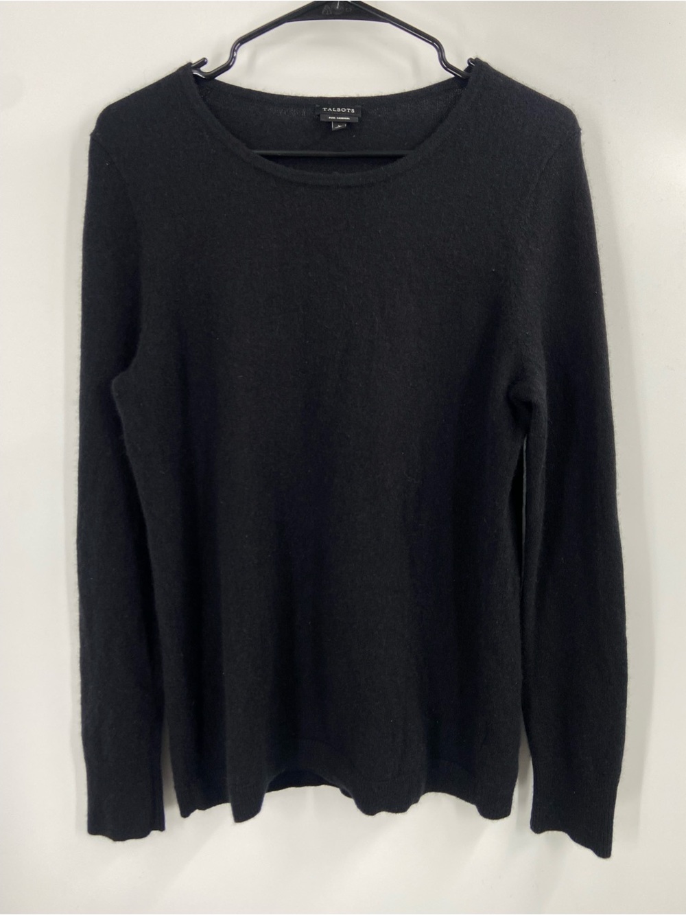 Talbots 100% Cashmere Sweater Black Large